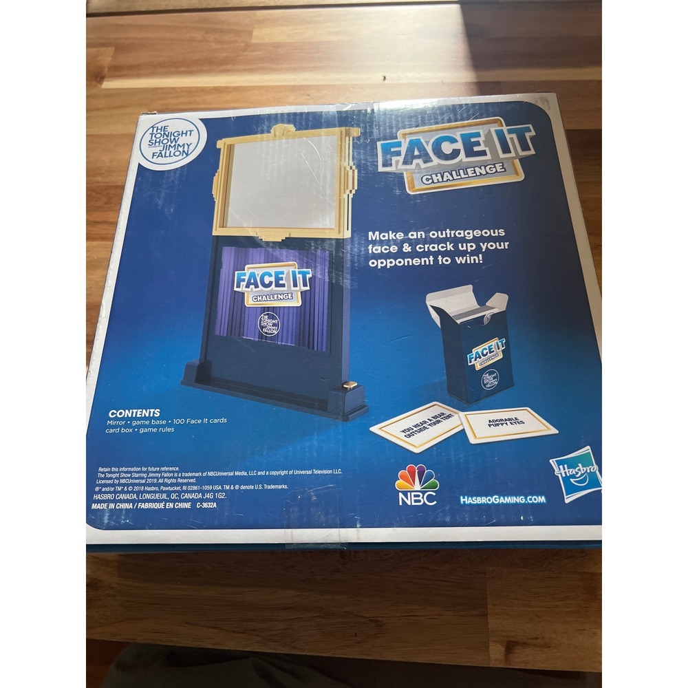 The Tonight Show Starring Jimmy Fallon Face It‎ Challenge Game Hasbro  Ages 10+ - Picture 2 of 5